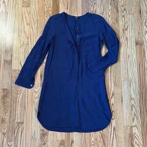 Madewell- Navy drop waist dress